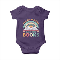 Ban The Fascists Save The Books Baby Onesie Funny Book Lovers Librarian Book Nerd