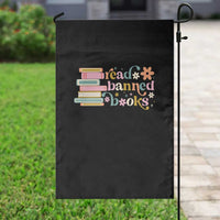 Vintage Read Banned Books Garden Flag - Wonder Print Shop