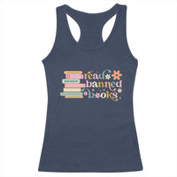 Vintage Read Banned Books Racerback Tank Top - Wonder Print Shop