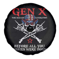 Gen X The Badasss Generation Spare Tire Cover Before All You Sissie were Born Skull Rock Hand - Wonder Print Shop