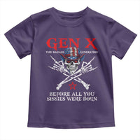 Gen X The Badasss Generation Toddler T Shirt Before All You Sissie were Born Skull Rock Hand - Wonder Print Shop