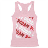 Pride Month Racerback Tank Top Padam Padam Heartbeat LGBTQ