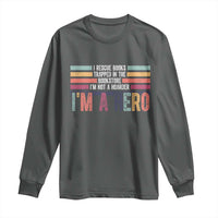 Book Lover Long Sleeve Shirt I Rescue Books - Wonder Print Shop