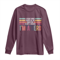 Book Lover Long Sleeve Shirt I Rescue Books - Wonder Print Shop