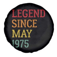 Legend Since May 1975 Spare Tire Cover Vintage Retro 50th Birthday Gifts