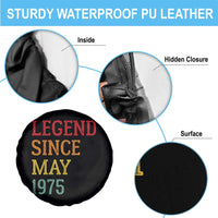 Legend Since May 1975 Spare Tire Cover Vintage Retro 50th Birthday Gifts