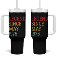 Legend Since May 1975 Tumbler With Handle Vintage Retro 50th Birthday Gifts