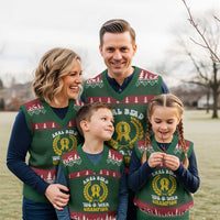 Bead Tug O War Champion V-Neck Knit Sweater Vest Funny Sarcastic Saying Weird Gag Gift - Wonder Print Shop