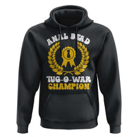 Bead Tug O War Champion Hoodie Funny Sarcastic Saying Weird Gag Gift