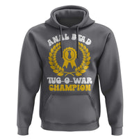 Bead Tug O War Champion Hoodie Funny Sarcastic Saying Weird Gag Gift