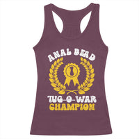 Bead Tug O War Champion Racerback Tank Top Funny Sarcastic Saying Weird Gag Gift