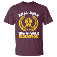 Bead Tug O War Champion T Shirt Funny Sarcastic Saying Weird Gag Gift