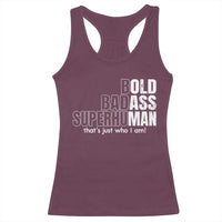Funny Bald Dad Racerback Tank Top Old Man Saying Gag Gift Fathers Day - Wonder Print Shop