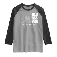 Funny Bald Dad Raglan Shirt Old Man Saying Gag Gift Fathers Day - Wonder Print Shop