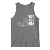 Funny Bald Dad Tank Top Old Man Saying Gag Gift Fathers Day - Wonder Print Shop