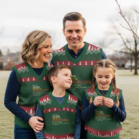 Funny Uncle V-Neck Knit Sweater Vest Best Funny Uncle Fathers Day - Wonder Print Shop