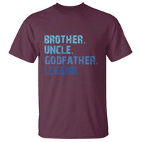 Brother Uncle Godfather Legend T Shirt Best Funny Uncle Fathers Day