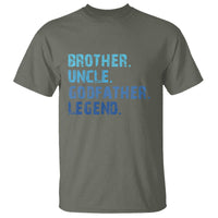 Brother Uncle Godfather Legend T Shirt Best Funny Uncle Fathers Day