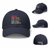 Retro Uncle Baseball Cap Best Funny Uncle Fathers Day
