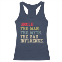 Retro Uncle Racerback Tank Top Best Funny Uncle Fathers Day