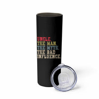 Retro Uncle Skinny Tumbler Best Funny Uncle Fathers Day