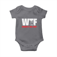 WTF Wheres The Fire Baby Onesie Funny Fireman Firefighter - Wonder Print Shop