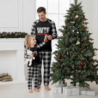 WTF Wheres The Fire Plaid Pajama Set Funny Fireman Firefighter - Wonder Print Shop