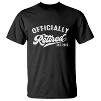 Officially Retired 2025 T Shirt Vintage Retirement