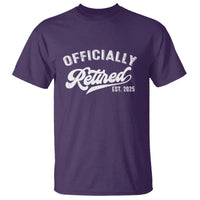 Officially Retired 2025 T Shirt Vintage Retirement