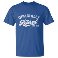 Officially Retired 2025 T Shirt Vintage Retirement