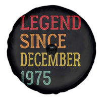 Legend Since December 1975 Spare Tire Cover Vintage Retro 50th Birthday Gifts - Wonder Print Shop