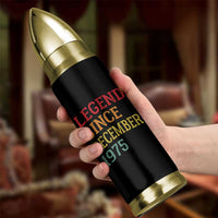 Legend Since December 1975 Bullet Tumbler Vintage Retro 50th Birthday Gifts - Wonder Print Shop