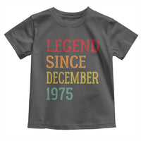 Legend Since December 1975 Toddler T Shirt Vintage Retro 50th Birthday Gifts - Wonder Print Shop