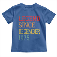Legend Since December 1975 Toddler T Shirt Vintage Retro 50th Birthday Gifts - Wonder Print Shop