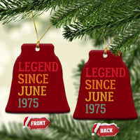 Legend Since June 1975 Ceramic Ornament Vintage Retro 50th Birthday Gifts - Wonder Print Shop