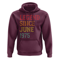 Legend Since June 1975 Hoodie Vintage Retro 50th Birthday Gifts
