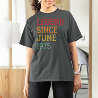 Legend Since June 1975 T Shirt For Women Vintage Retro 50th Birthday Gifts