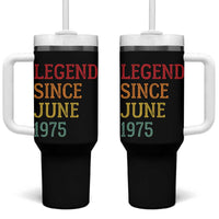 Legend Since June 1975 Tumbler With Handle Vintage Retro 50th Birthday Gifts