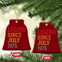Legend Since July 1975 Ceramic Ornament Vintage Retro 50th Birthday Gifts - Wonder Print Shop
