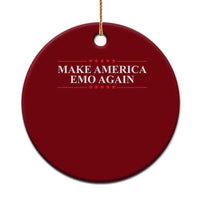 Make America Emo Again Ceramic Ornament Funny Goth Gothic US - Wonder Print Shop