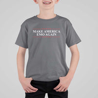 Make America Emo Again T Shirt For Kid Funny Goth Gothic US - Wonder Print Shop