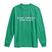 Make America Emo Again Long Sleeve Shirt Funny Goth Gothic US - Wonder Print Shop