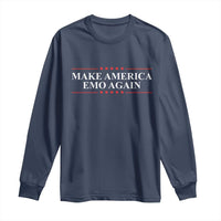 Make America Emo Again Long Sleeve Shirt Funny Goth Gothic US - Wonder Print Shop