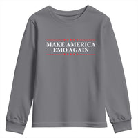 Make America Emo Again Youth Sweatshirt Funny Goth Gothic US - Wonder Print Shop