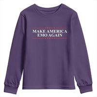 Make America Emo Again Youth Sweatshirt Funny Goth Gothic US - Wonder Print Shop