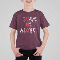 Leave me Alone Emo T Shirt For Kid Aesthetic Goth Scene Alternative Music - Wonder Print Shop