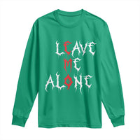 Leave me Alone Emo Long Sleeve Shirt Aesthetic Goth Scene Alternative Music - Wonder Print Shop