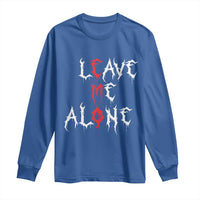 Leave me Alone Emo Long Sleeve Shirt Aesthetic Goth Scene Alternative Music - Wonder Print Shop
