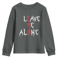 Leave me Alone Emo Youth Sweatshirt Aesthetic Goth Scene Alternative Music - Wonder Print Shop