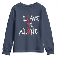 Leave me Alone Emo Youth Sweatshirt Aesthetic Goth Scene Alternative Music - Wonder Print Shop